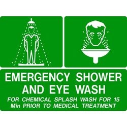 Emergency Shower / Eye Wash
Safety Sign